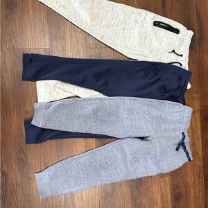 Kids Jogger Pants Set - Navy, Gray, Cream